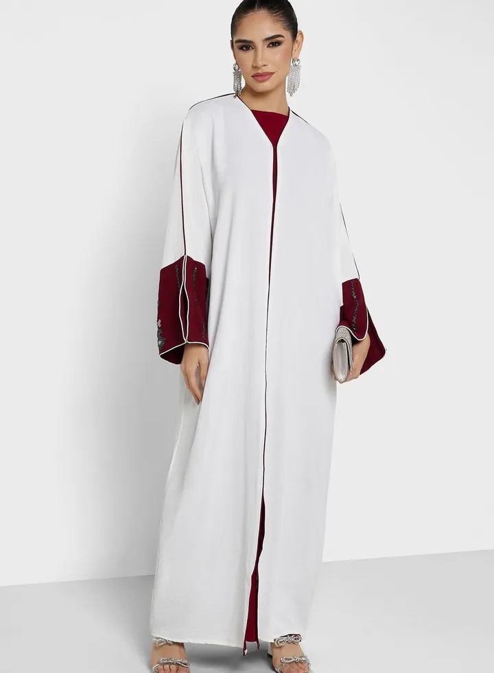 Embellished Detail Abaya