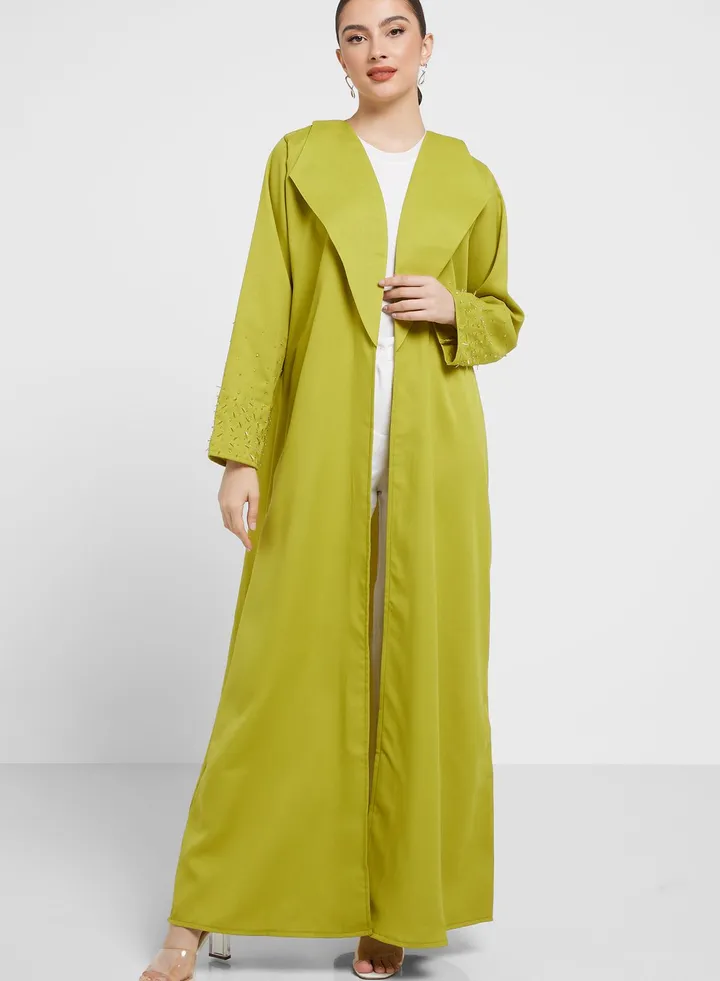 Embellished Detail Abaya