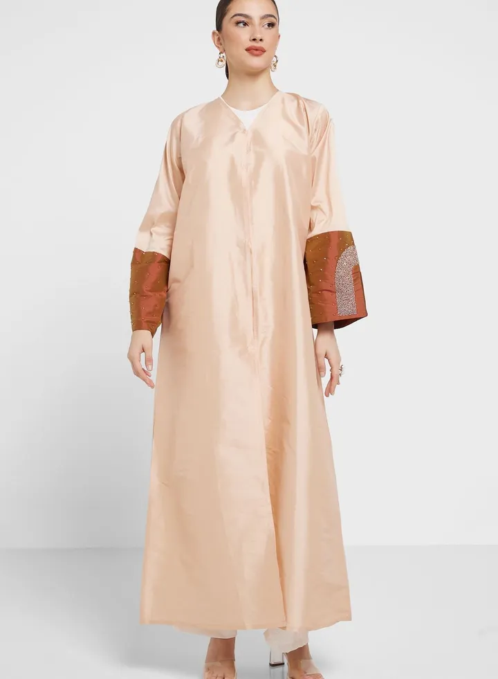 Embellished Detail Abaya