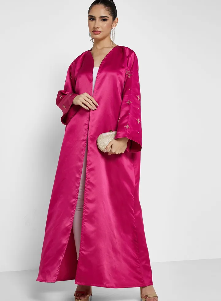 Embellished Detail Abaya