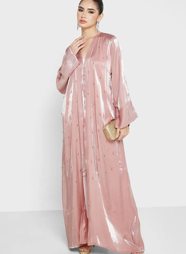 Embellished Detail Abaya