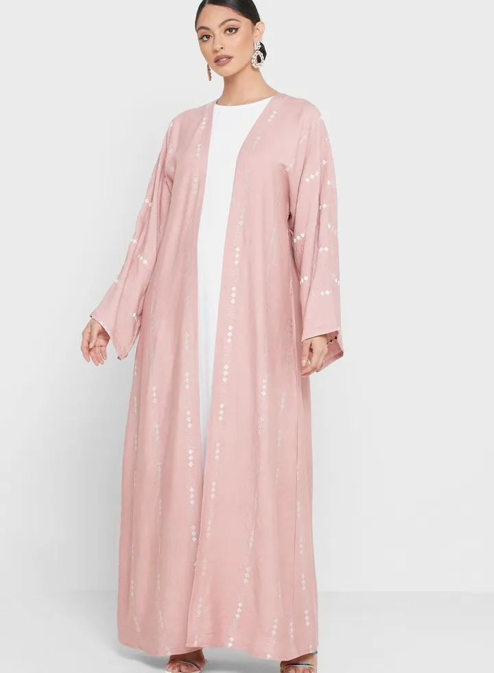 Print Detail Abaya