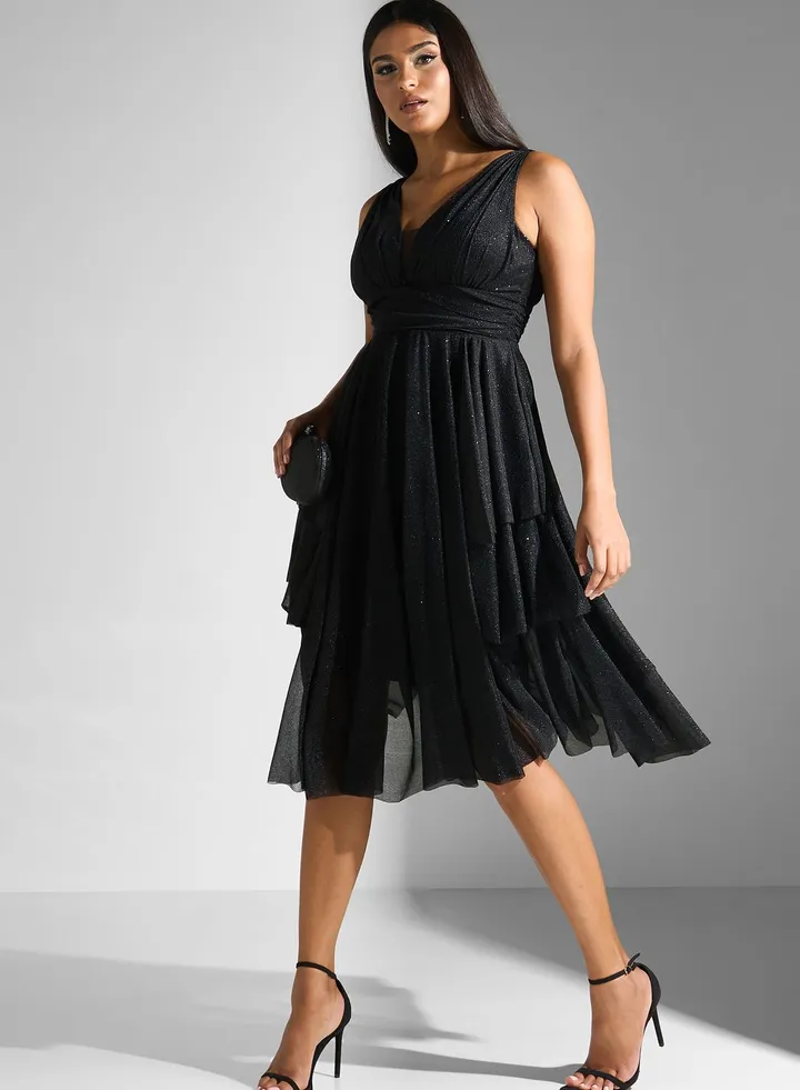 Shimmer Layered Dress