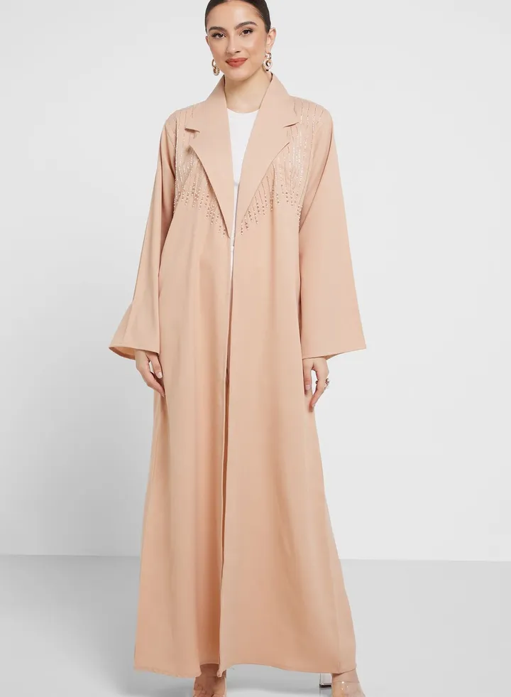 Embellished Detail Abaya