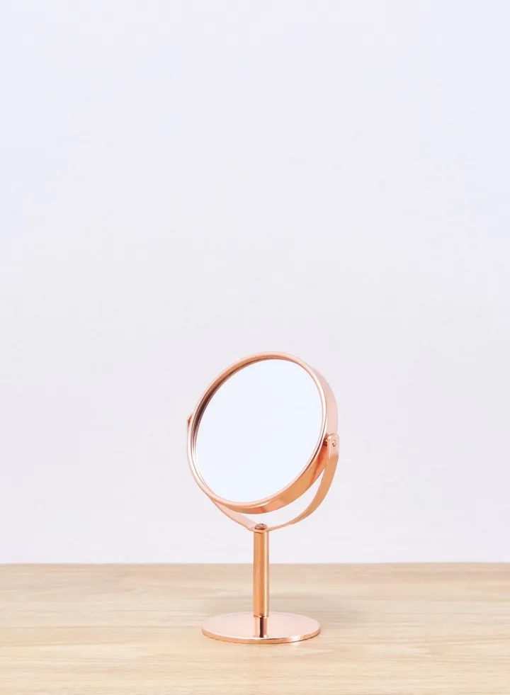 Round Desk Size Mirror