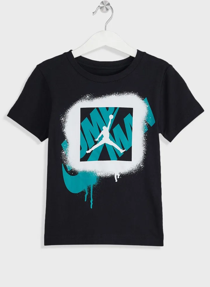 Kids Jordan Stencil Spray T-Shirt