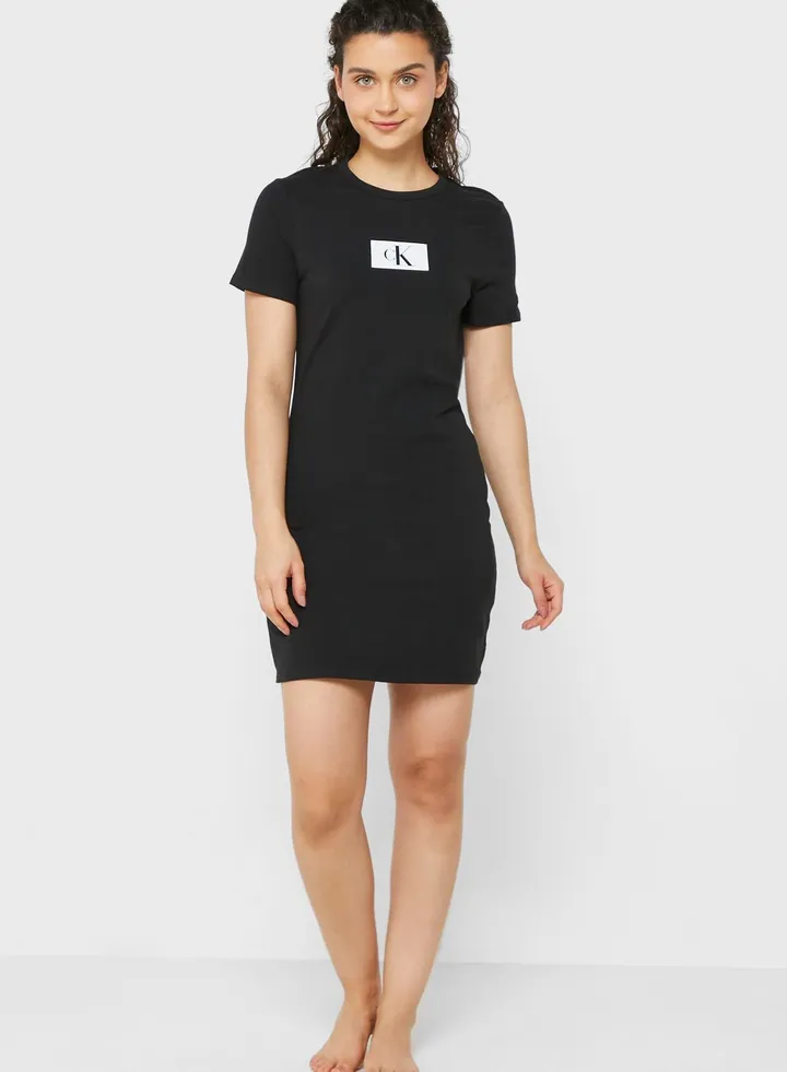 Logo Knitted Night Dress
