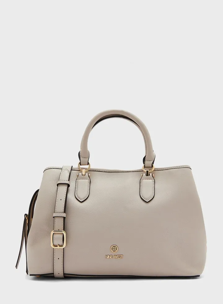 Saoirse Jet Satchel Bag