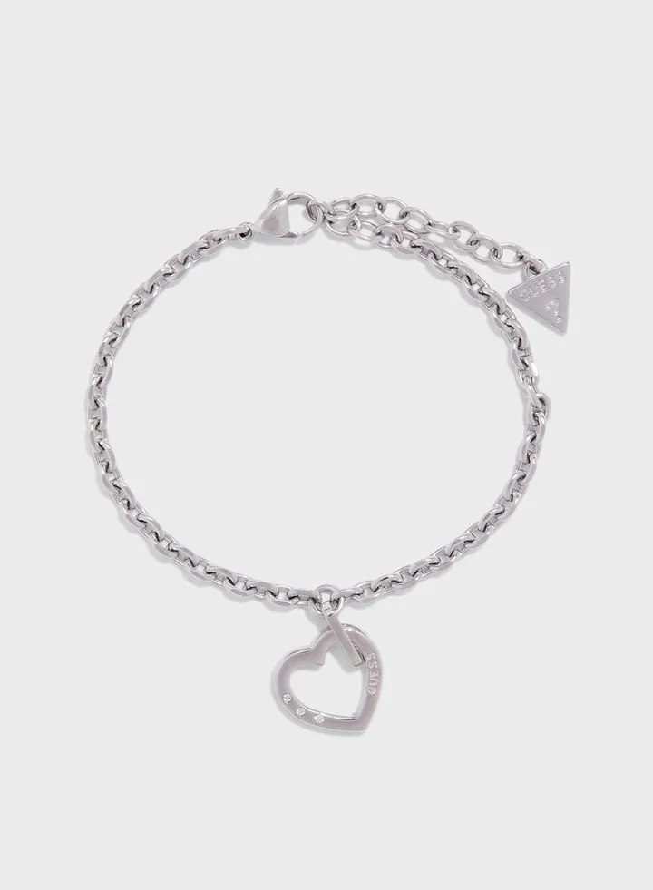 Chain Single Heart Bracelet
