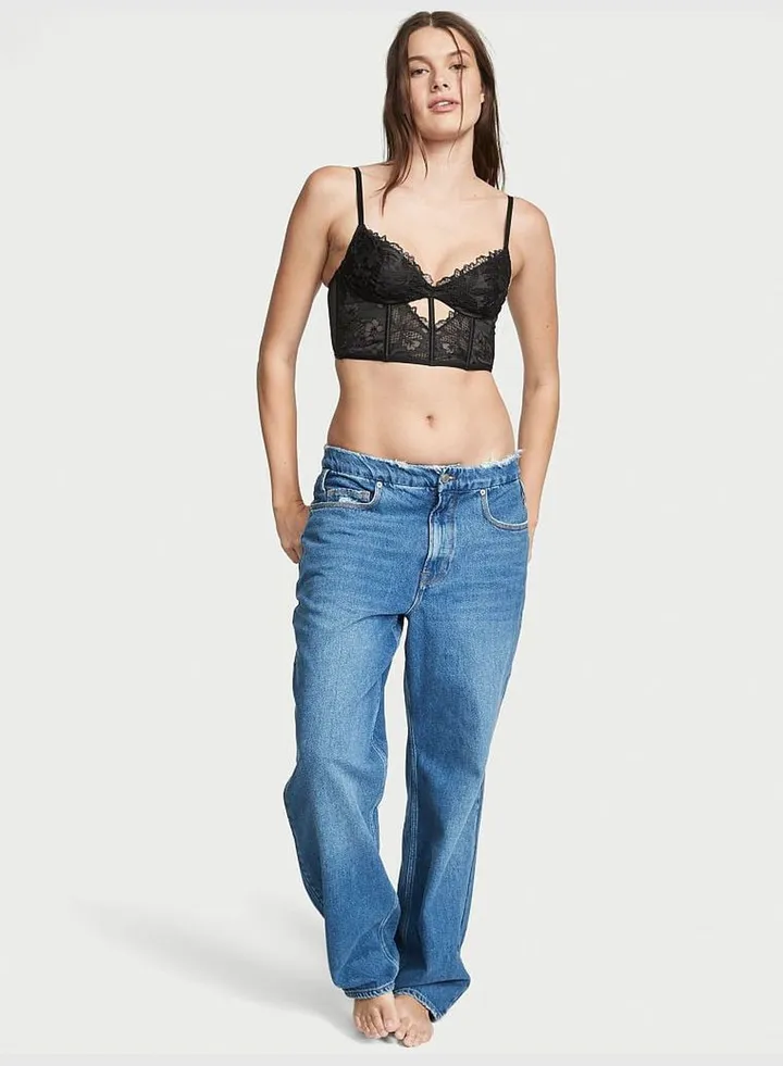 Ziggy Glam Embroidery Unlined Corset Top