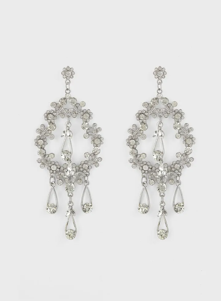 Klaudia Rhinestone Earrins
