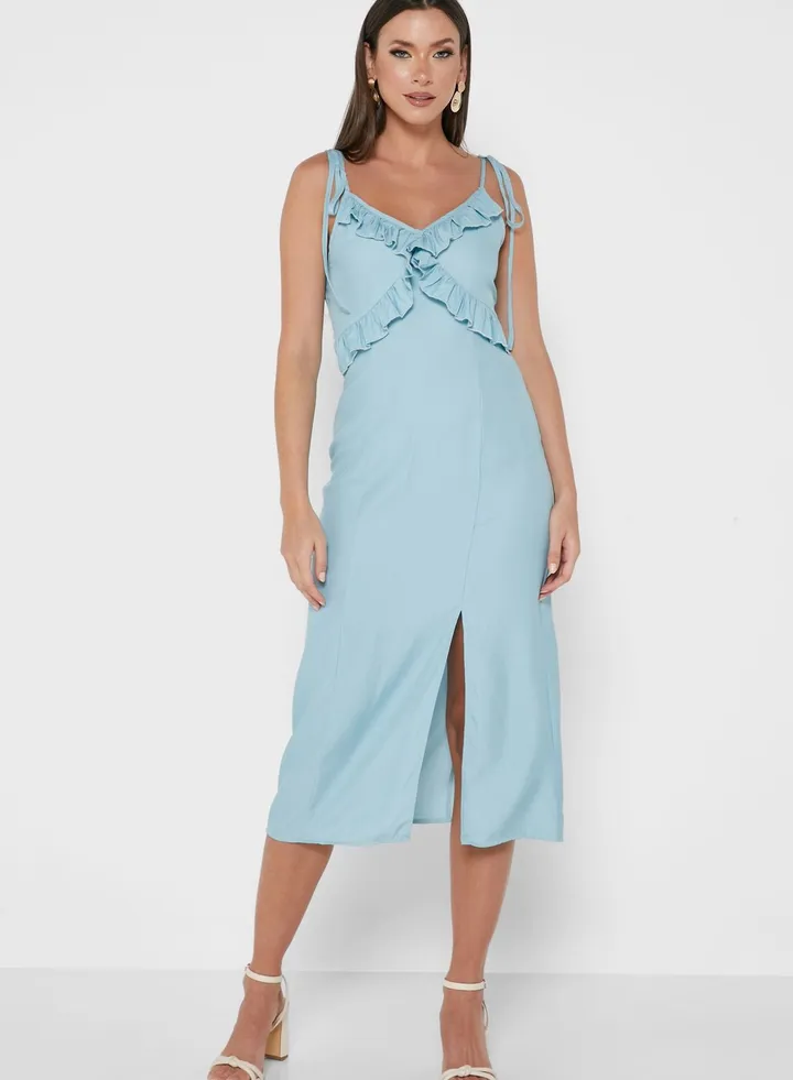 Ruffle Detail Dress