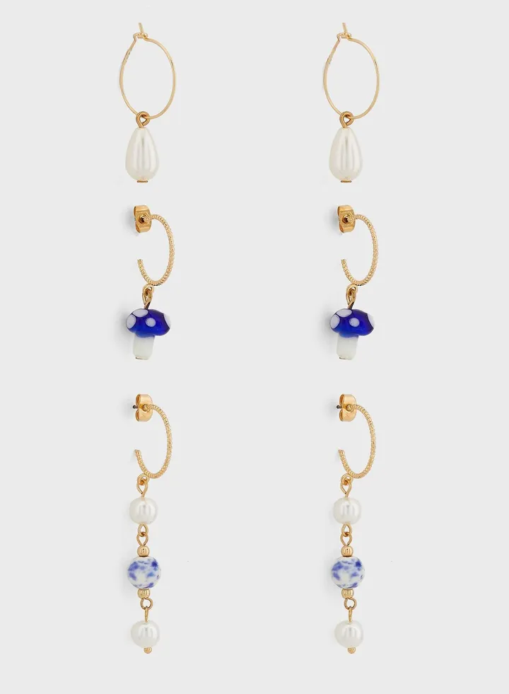 Kora 3-Pack Earrings Set