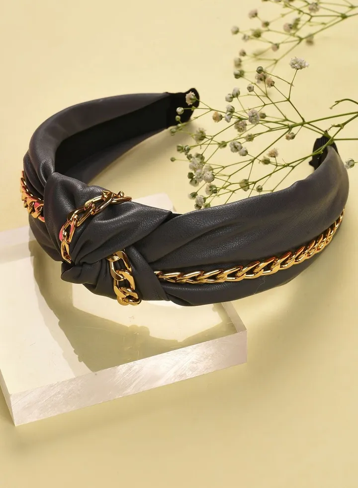 Hair Band with Chain Detail