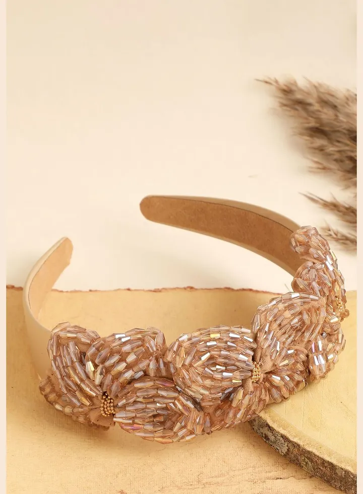 Gold Plated Designer Hair Band