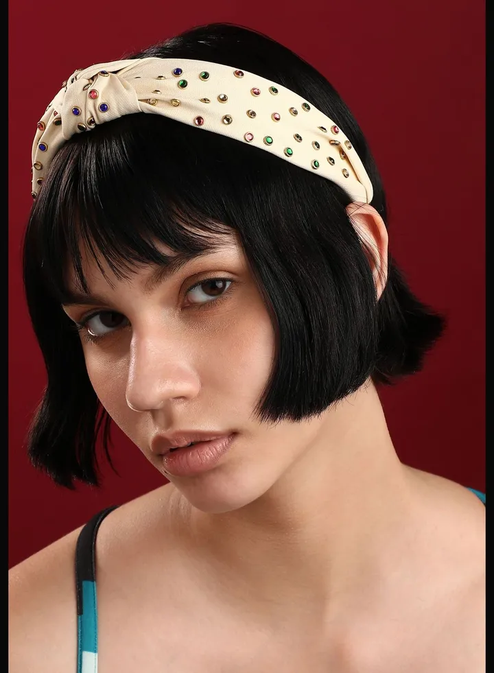 Trendy Designer Stone Western Wear Hair Band For Women