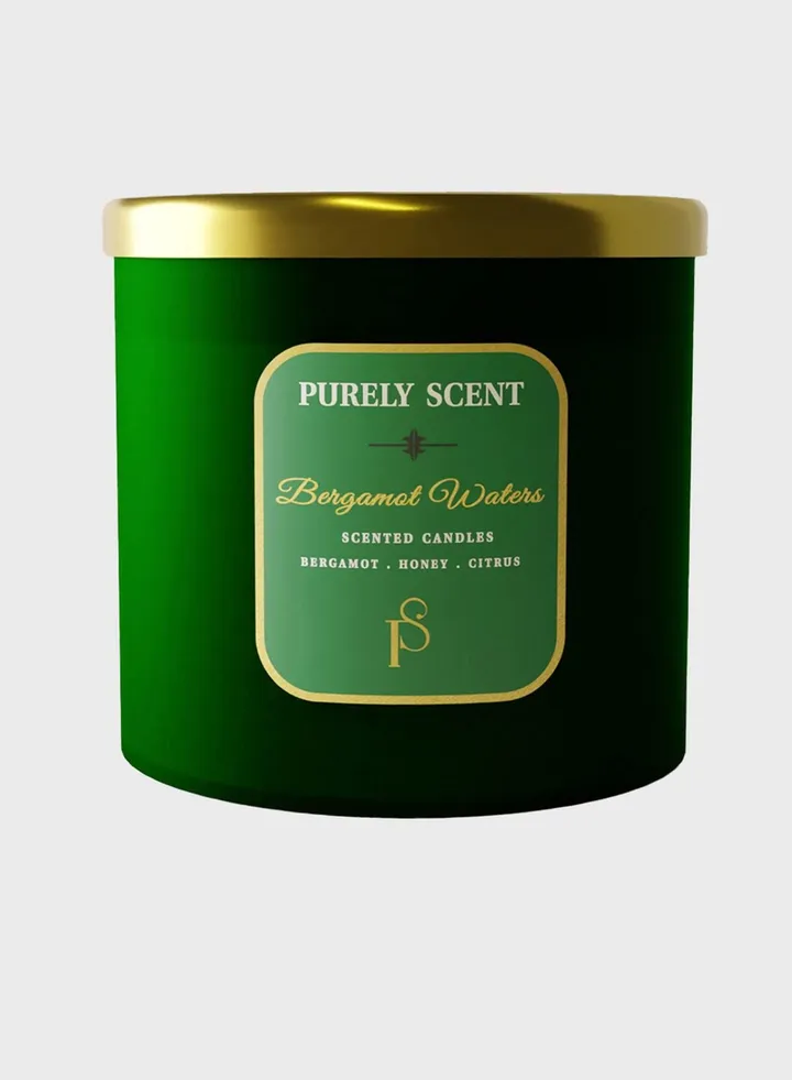 Bergamot Waters 100% Soy Wax Candle