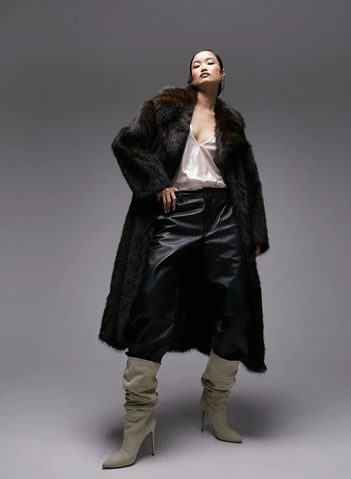 Fur Longline Coat