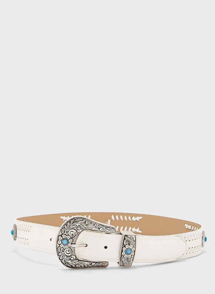 Pearl Buckle Belt