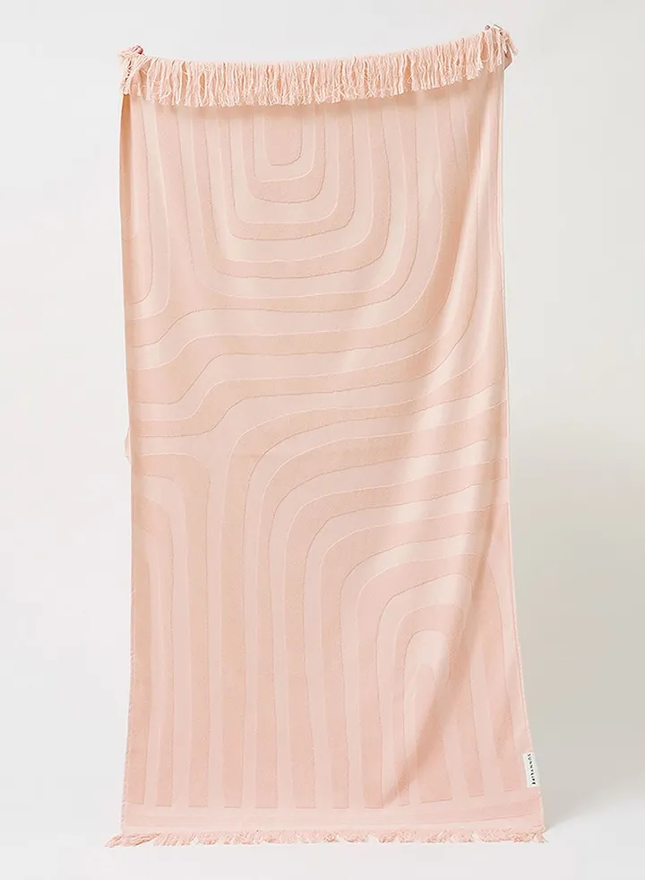Luxe Salmon Beach Towel
