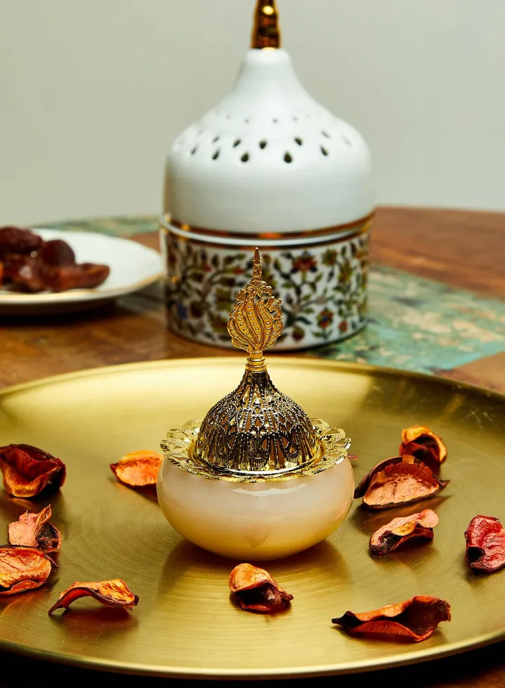 Stone Detail Incense Burner