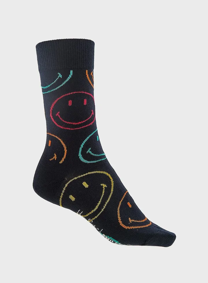 Jumbo Smiley Dot Socks