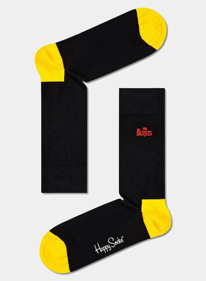 Embroidered Beatles Sock