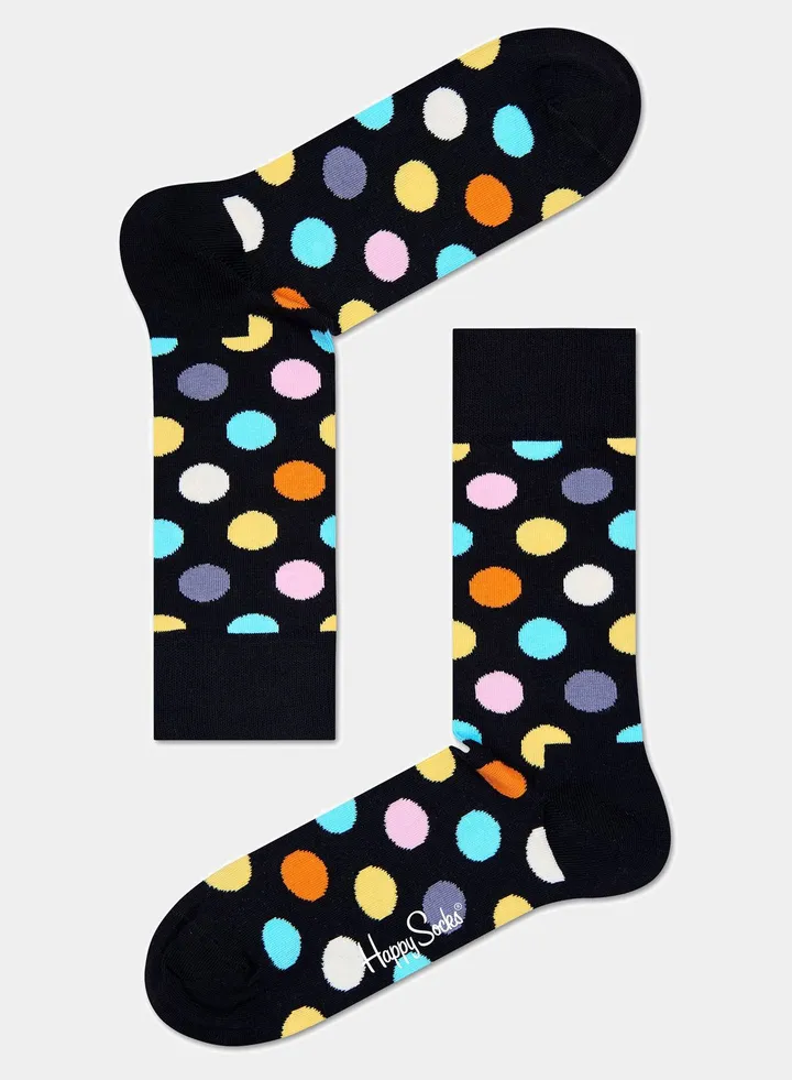 Embroidered Big Dot Sock