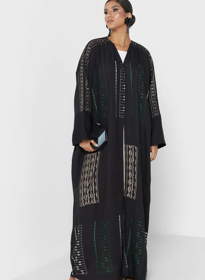 Embroidery Detail Abaya