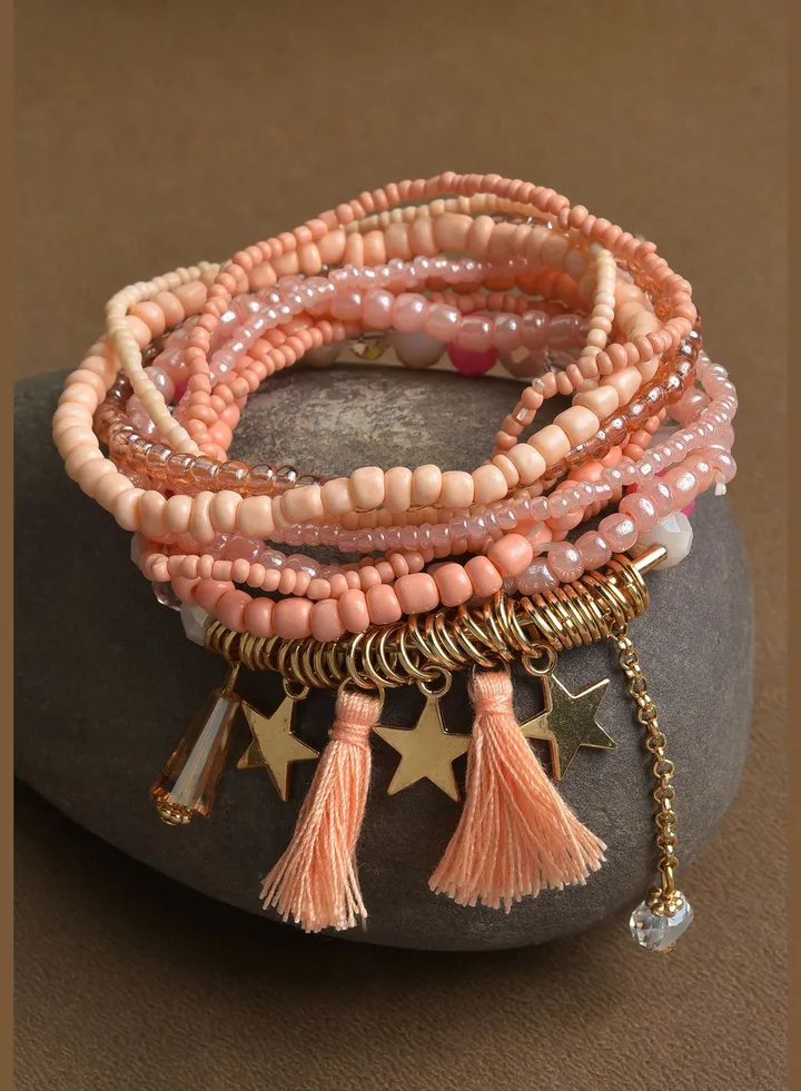 Gold Plated Beaded Designer Bracelet