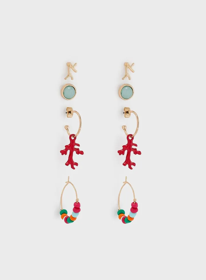 Jill 4-Pack Earrings