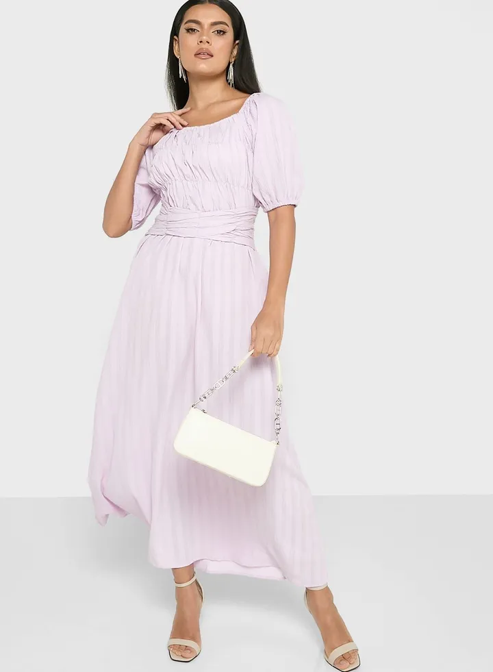 Halter Neck A-Line Dress