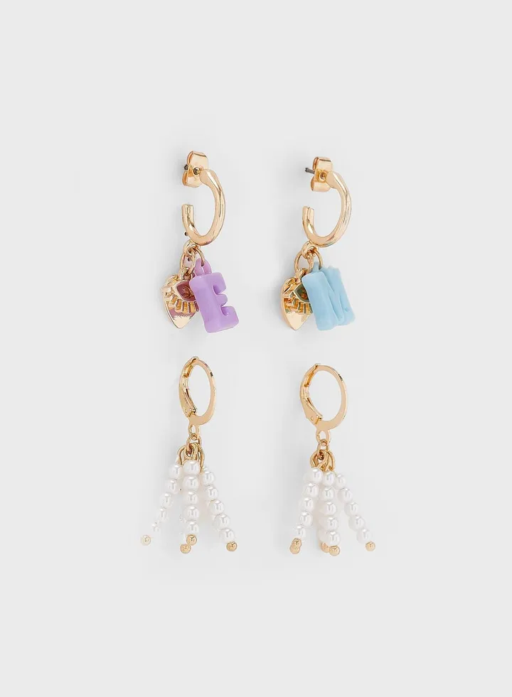 Jasmin 2-Pack Earrings Set