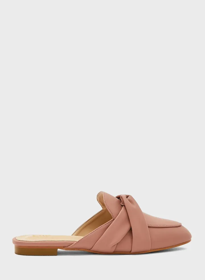 Knotted Mule Loafers