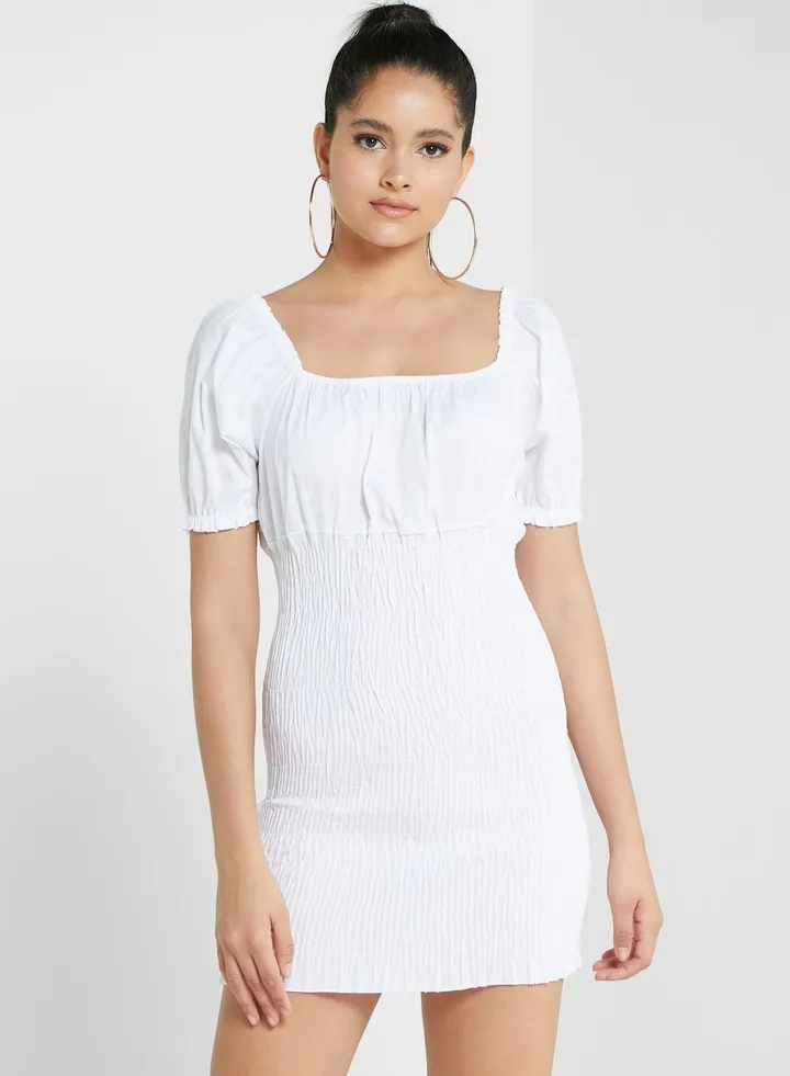 Balloon Sleeve Dress