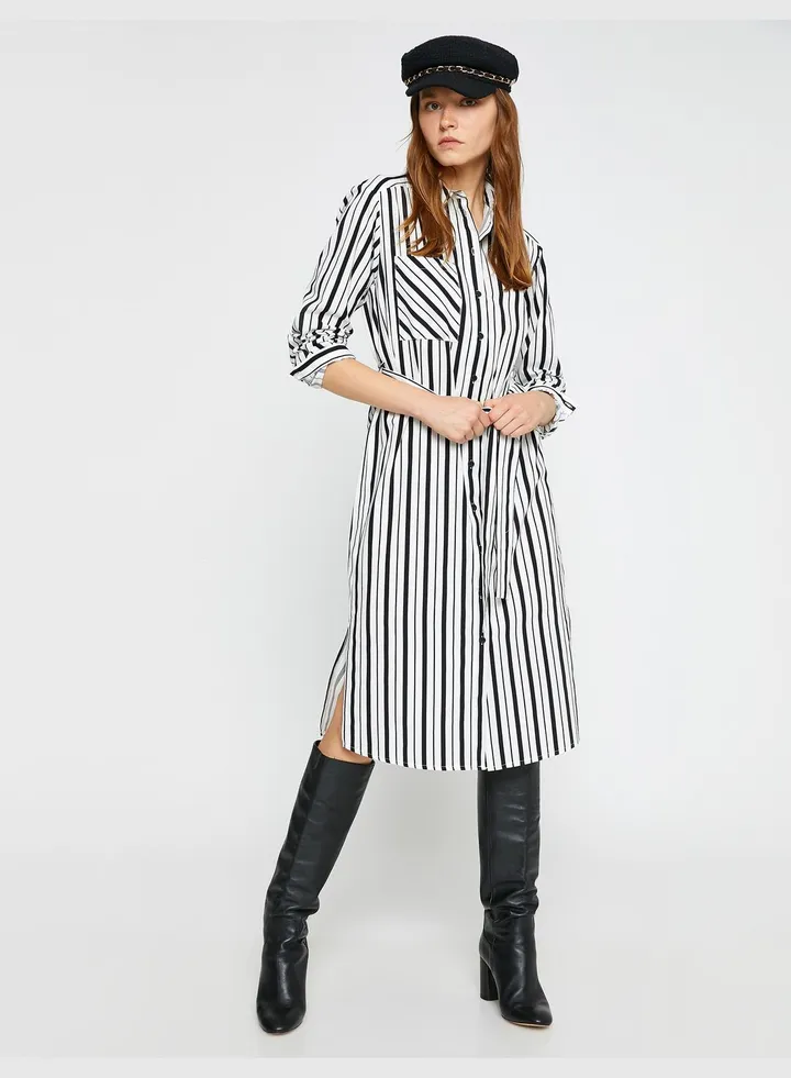 Shirt Dress Waistbanded