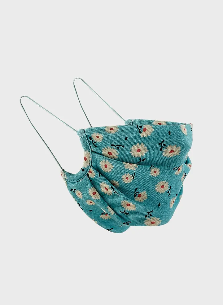 Floral Print Face Mask