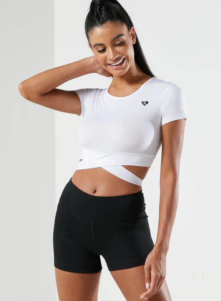 True Tie Cropped Tank