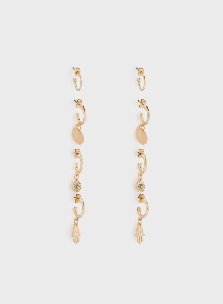 Joy 4-Pack Earrings Set