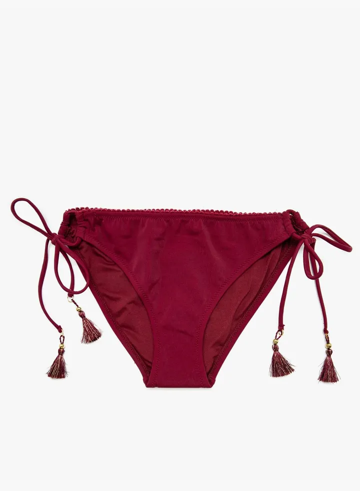 Tie Detailed Bikini Bottom