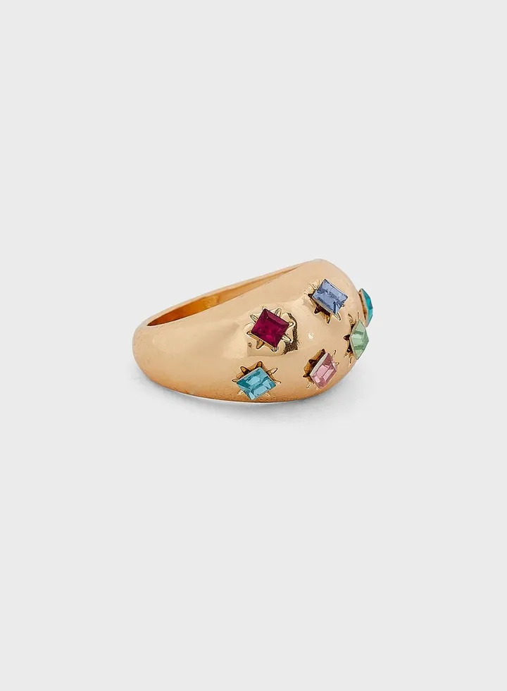 Multicolor Stone Ring