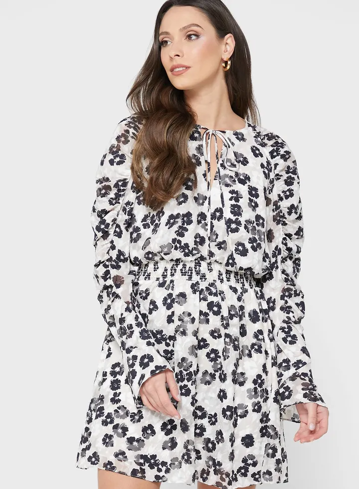 Ruched Detail Dress