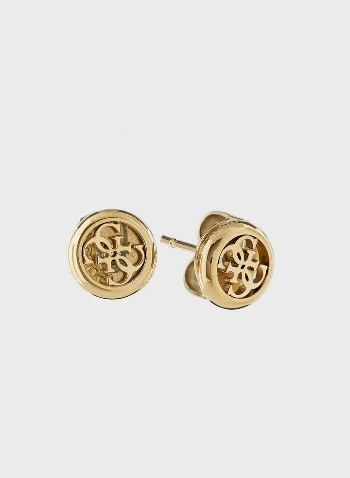Round Stud Earrings