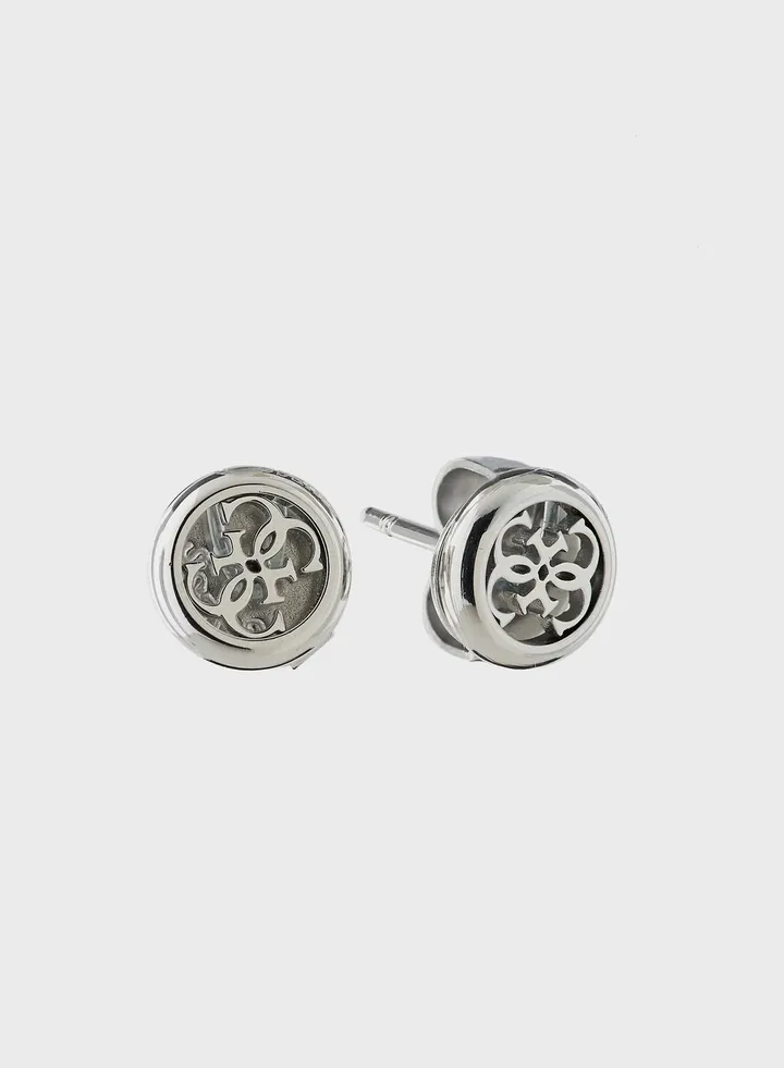 Round Stud Earrings