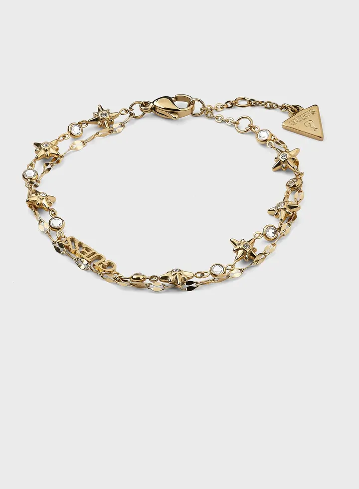 Double Chain Stars Bracelet