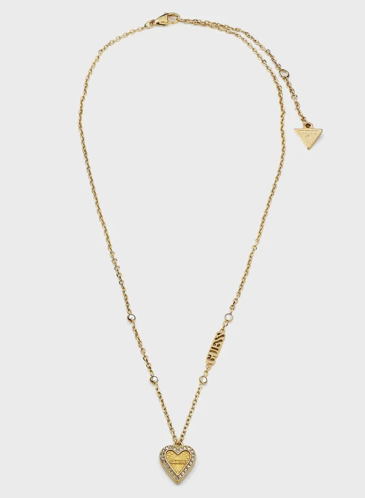 Single Heart Chain Necklace