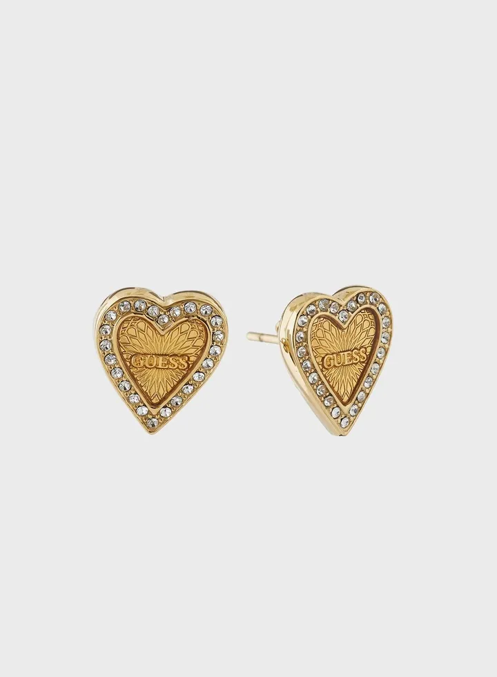 Heart Stud Earrings