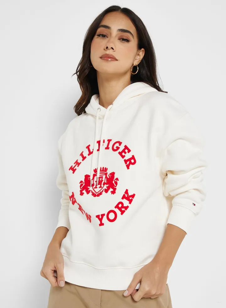 Logo Knitted Hoodie