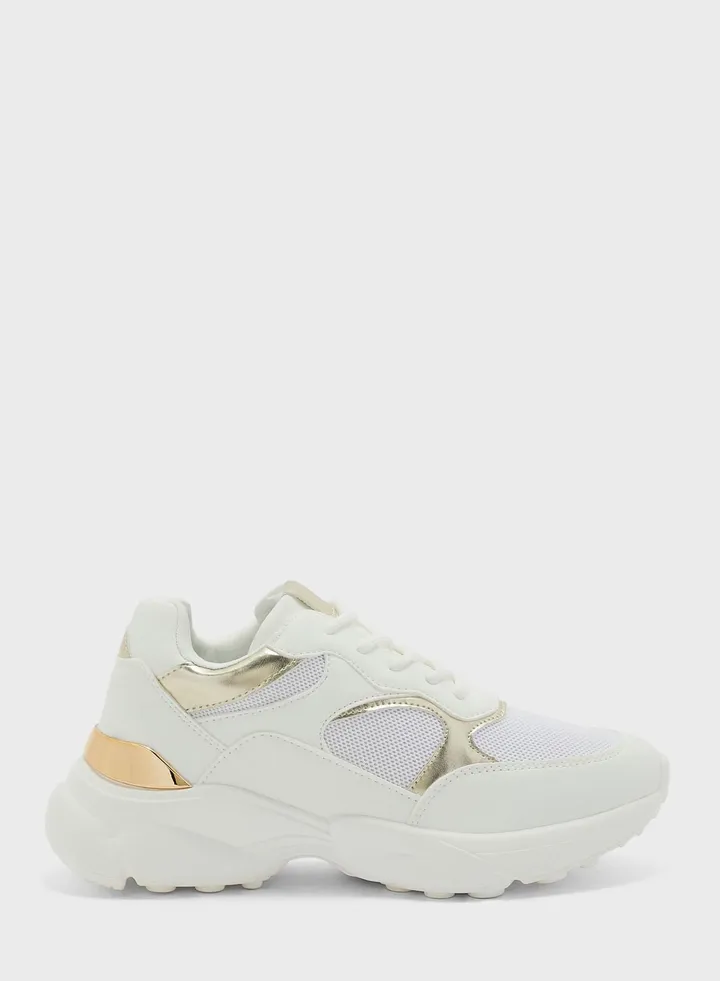 Metallic Detail Sneaker