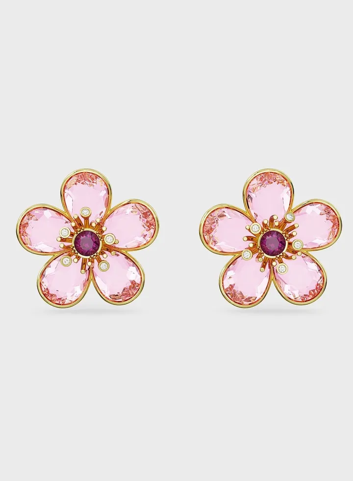 Florere Gold-Tone Plated Stud Earrings